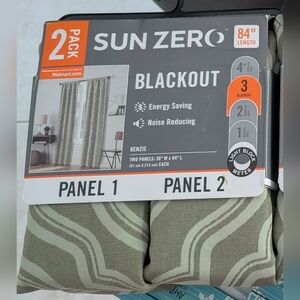 Blackout Curtains - Green